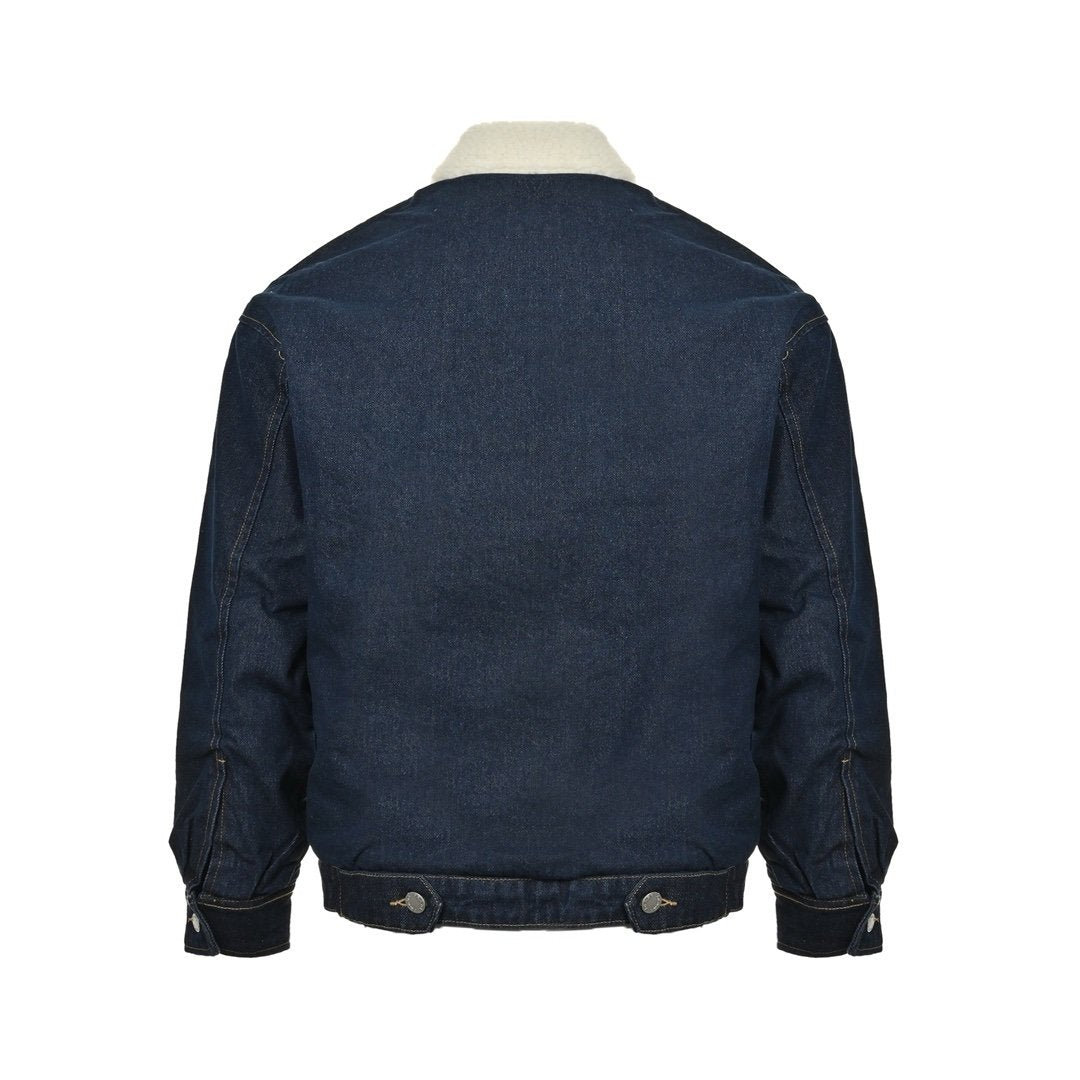 Prada Padded Denim Jacket Navy