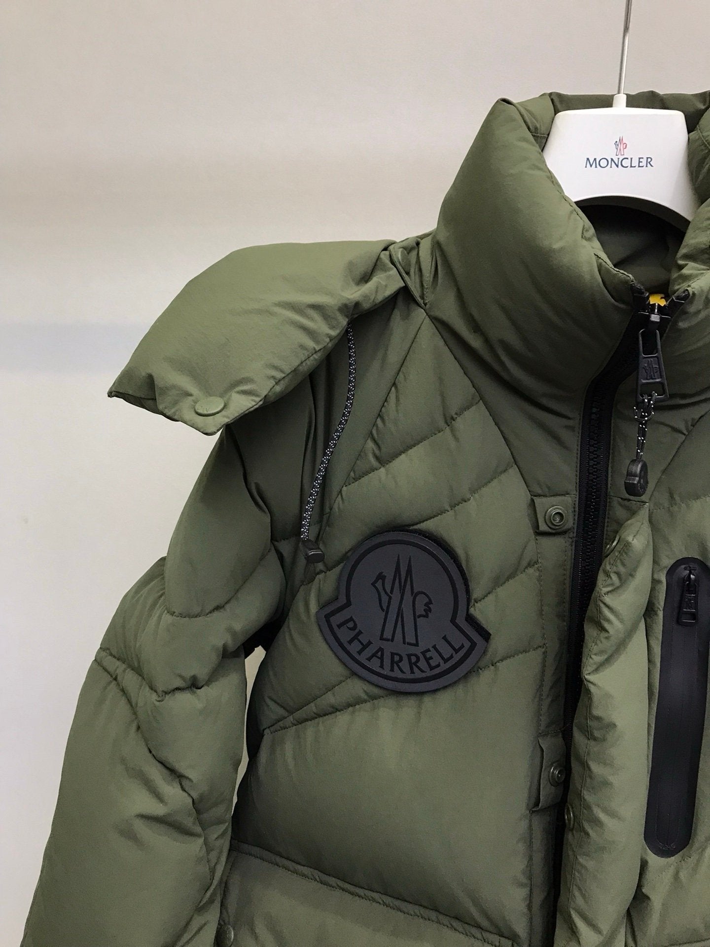 Moncler Genius Chestnut Green Down Jacket