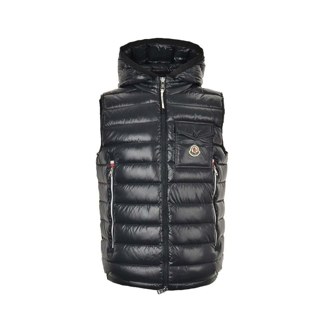 Moncler Ragot Quilted Shell Bodywarmer Black