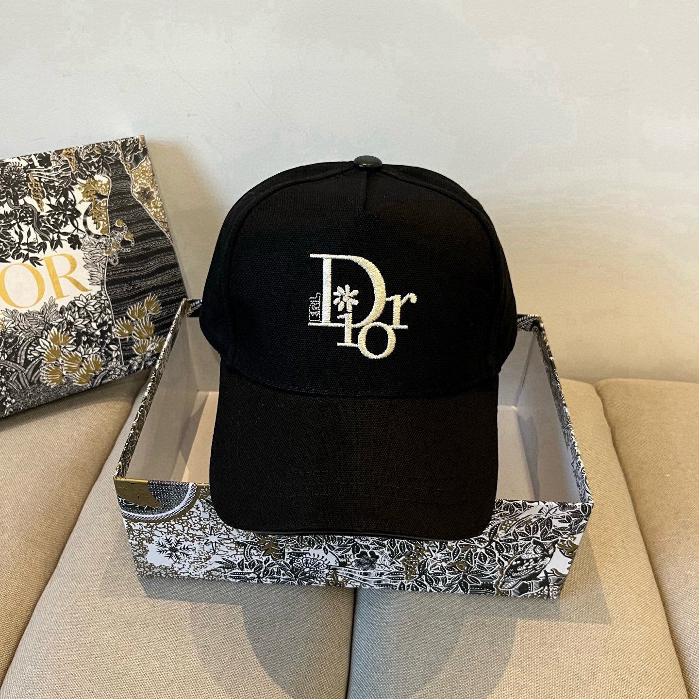 Dior x ERL Baseball Cap Black
