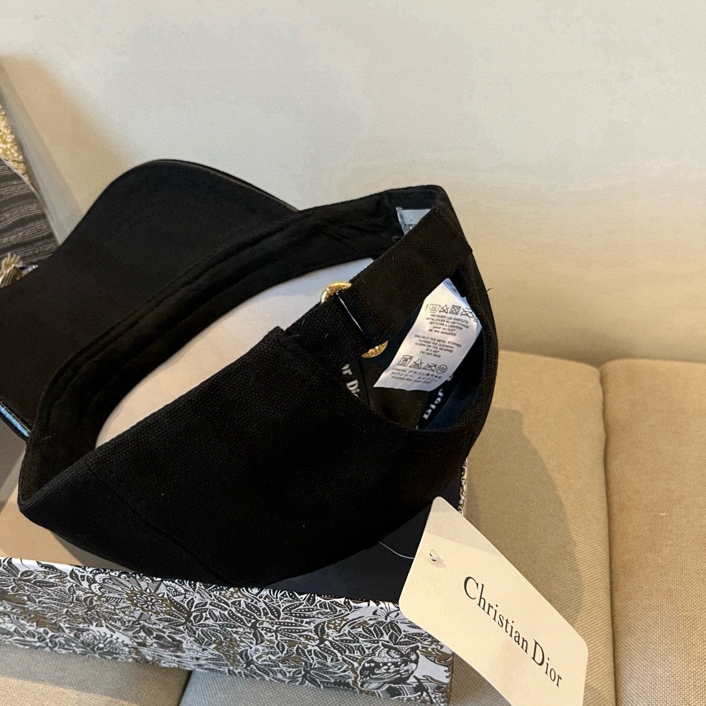 Dior x ERL Baseball Cap Black