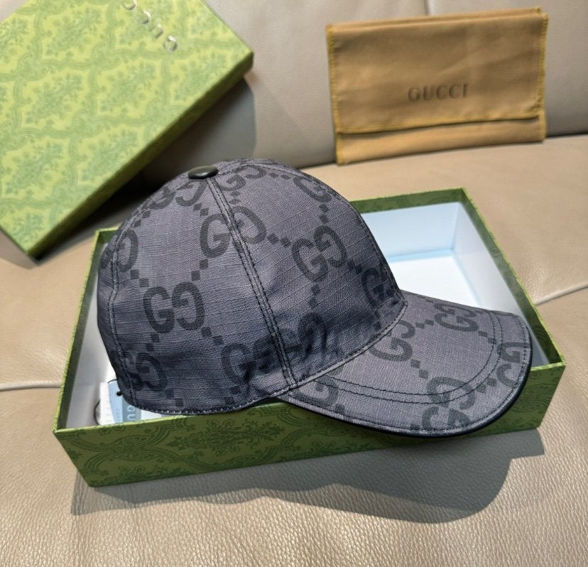 Gucci GG Ripstop Baseball Cap Grey
