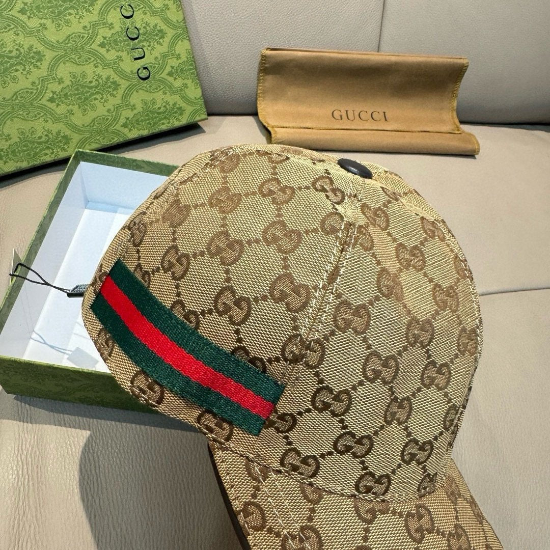 Gucci GG Canvas Baseball Cap Beige