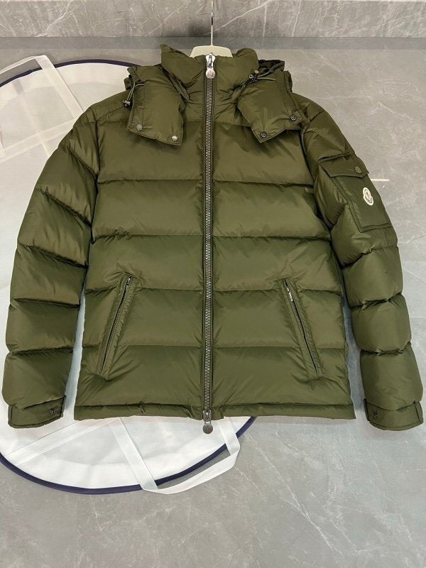 Moncler Maya Down Jacket Mat Green