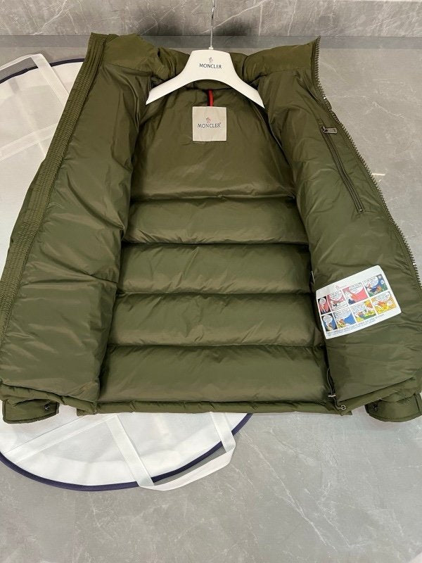 Moncler Maya Down Jacket Mat Green