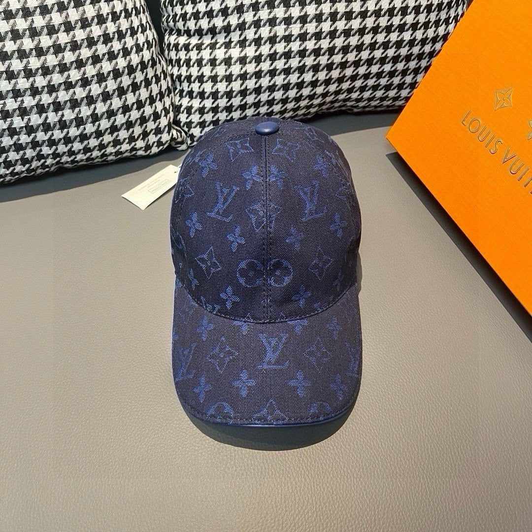 Louis Vuitton Monogram Essential Cap Blue