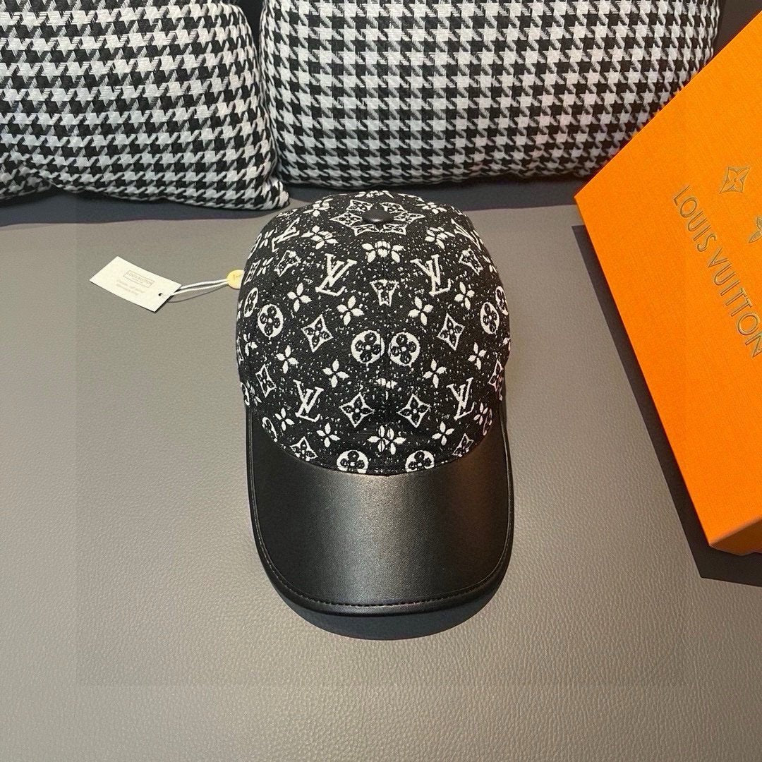 Louis Vuitton Jacquard Denim Cap Black
