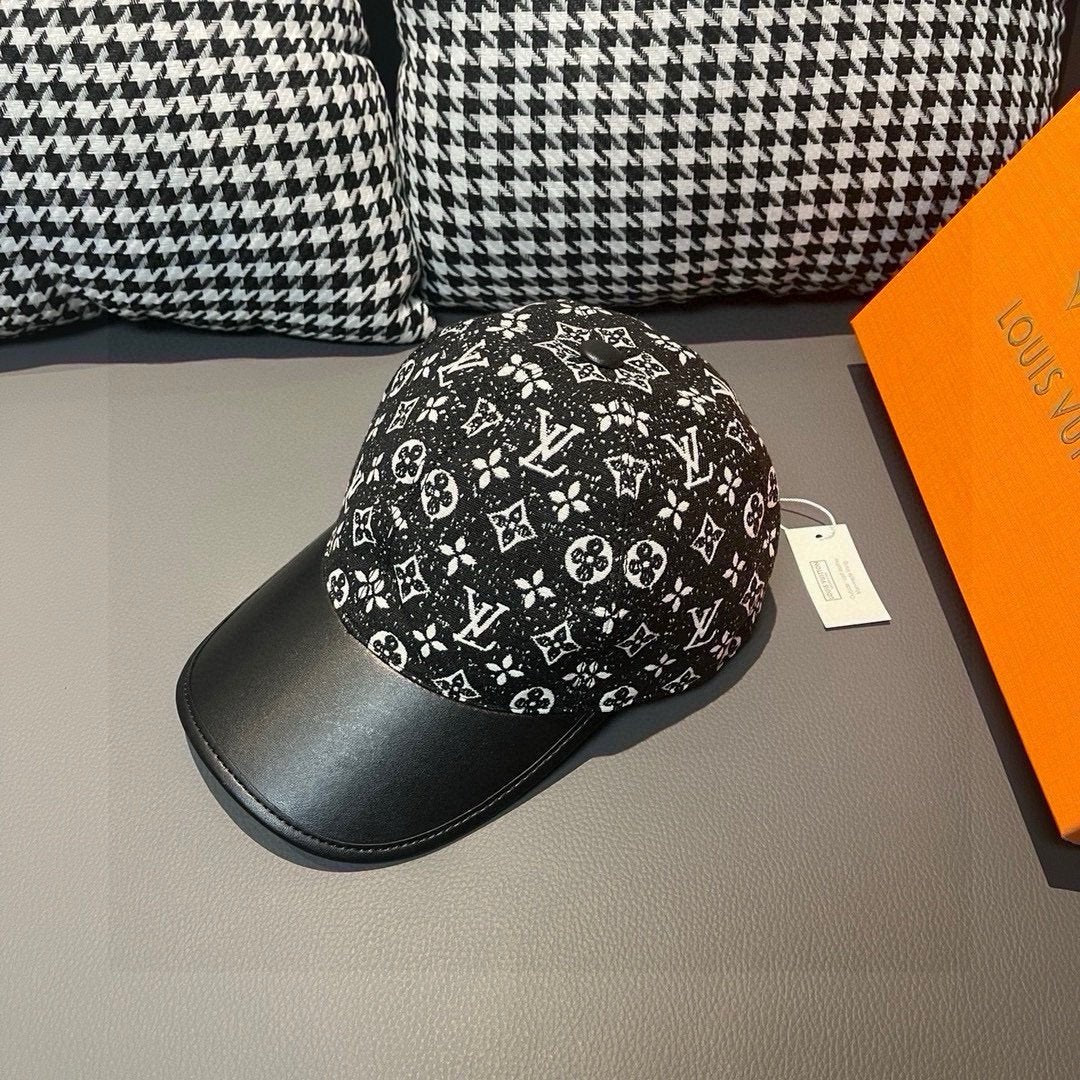 Louis Vuitton Jacquard Denim Cap Black
