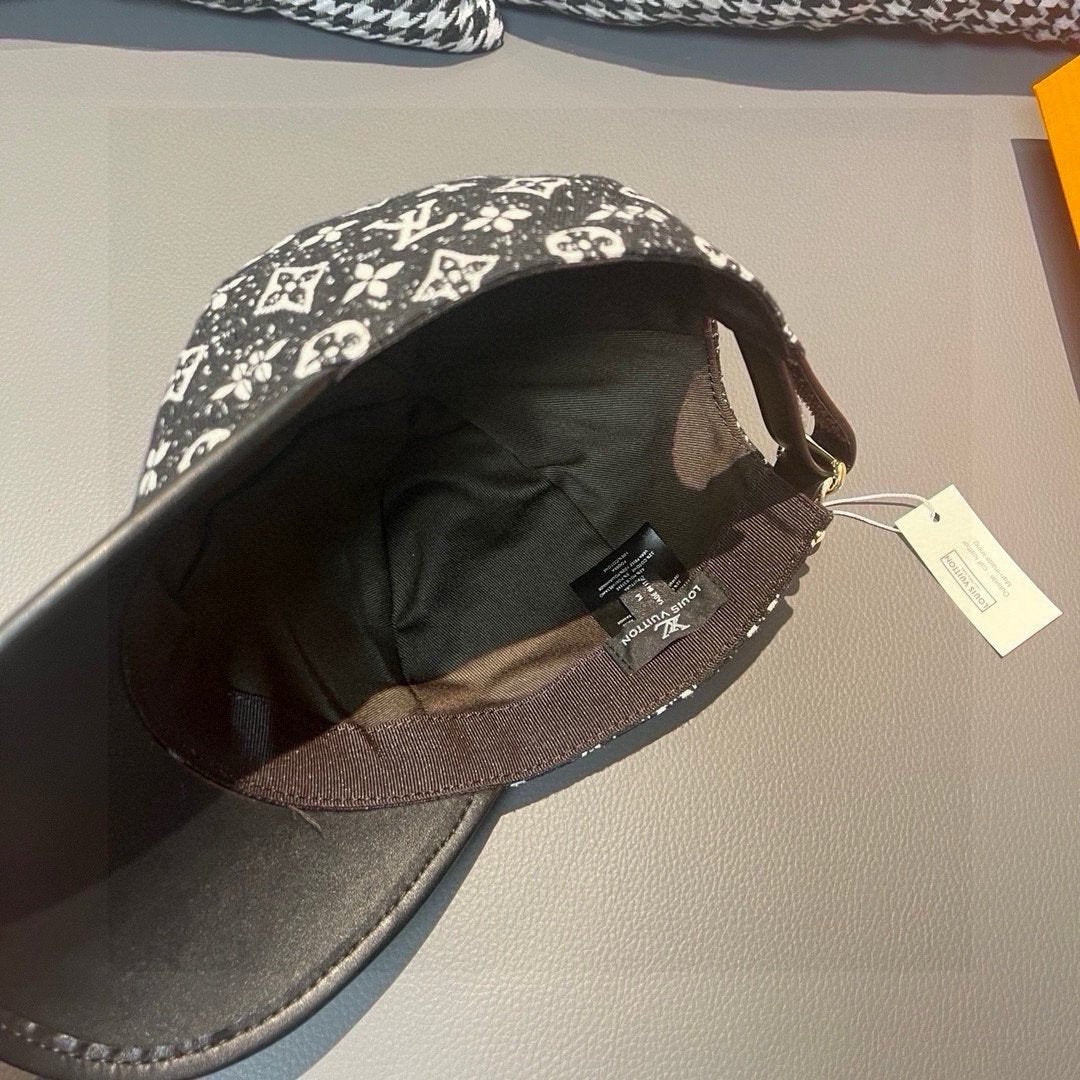 Louis Vuitton Jacquard Denim Cap Black
