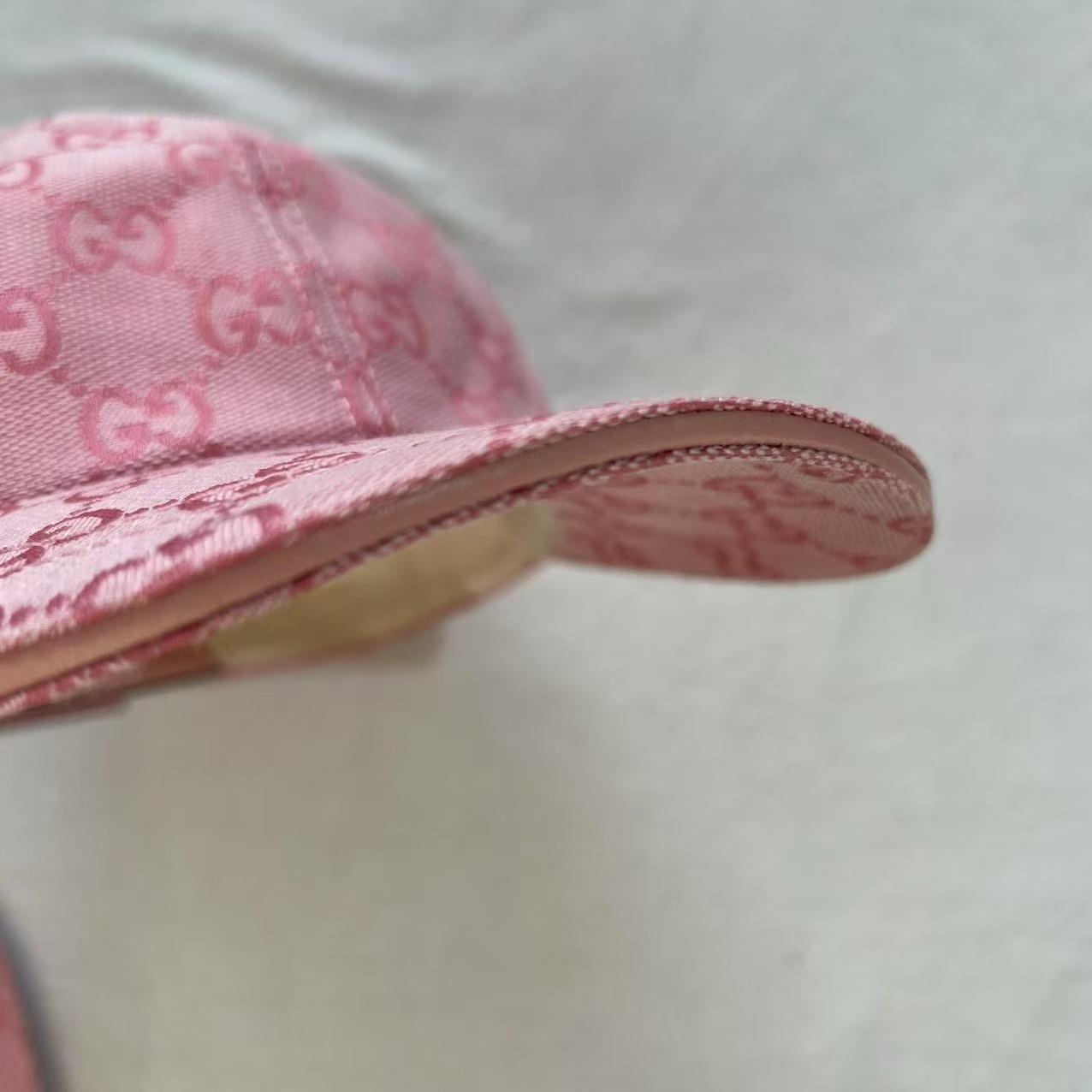 Gucci GG Canvas Baseball Cap Pink