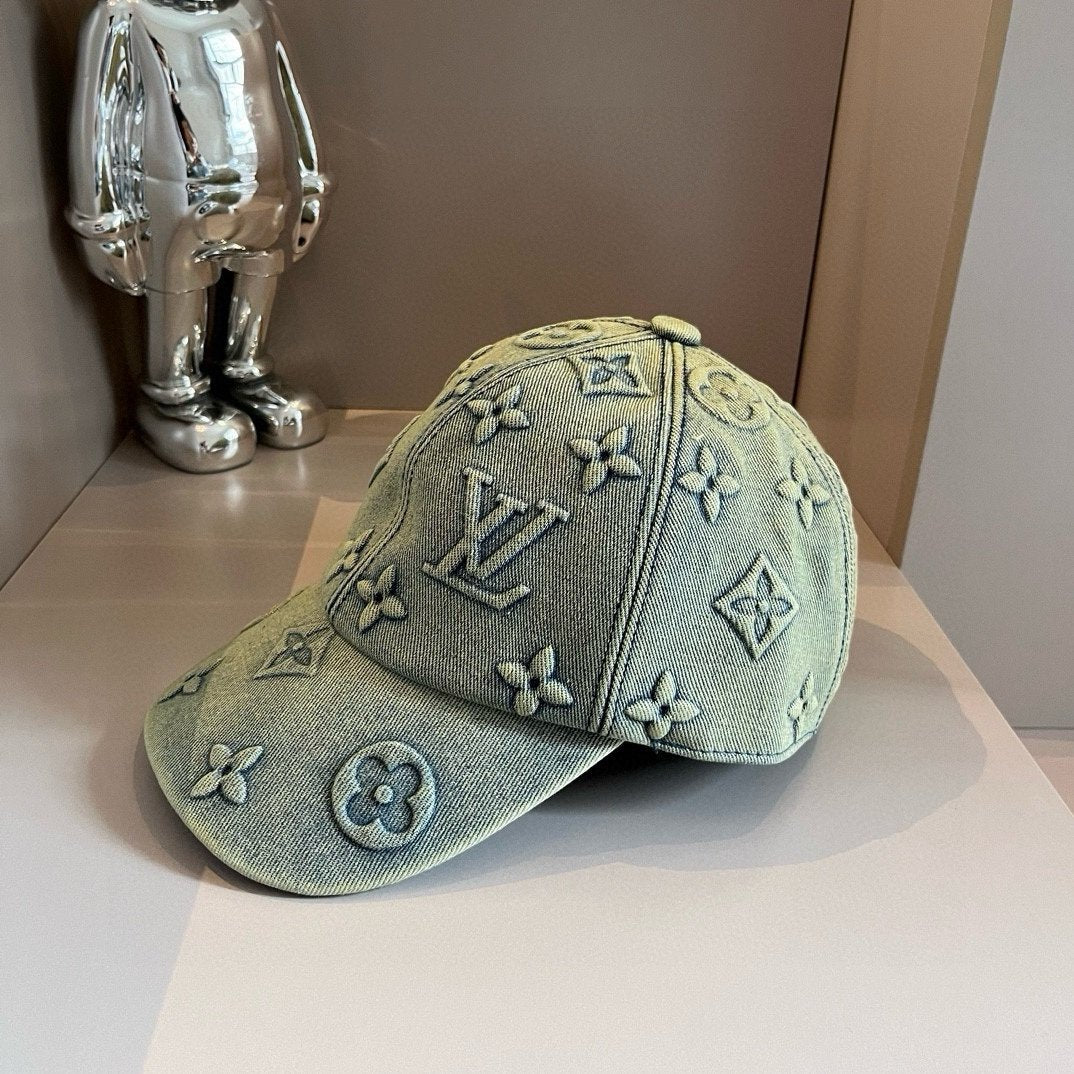 Louis Vuitton Denim Cap Blue
