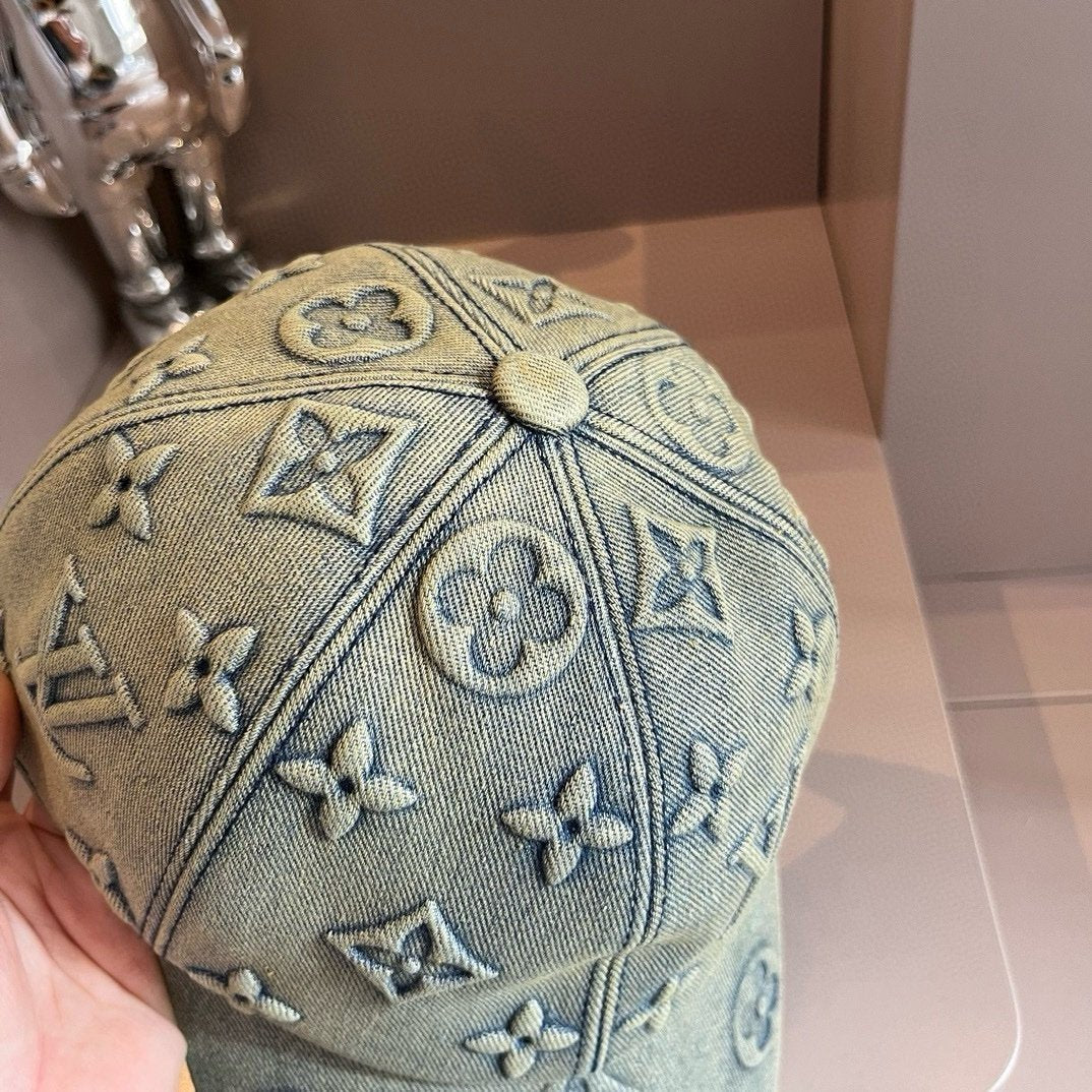 Louis Vuitton Denim Cap Blue