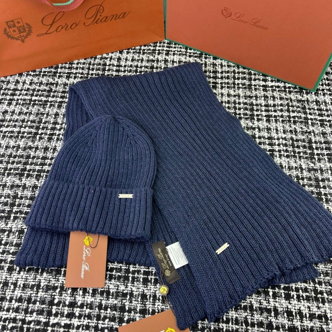 LP Loro Piana Sjaal & Muts Sets