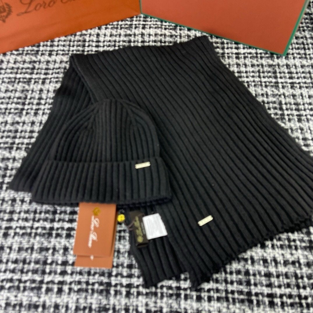 LP Loro Piana Sjaal & Muts Sets
