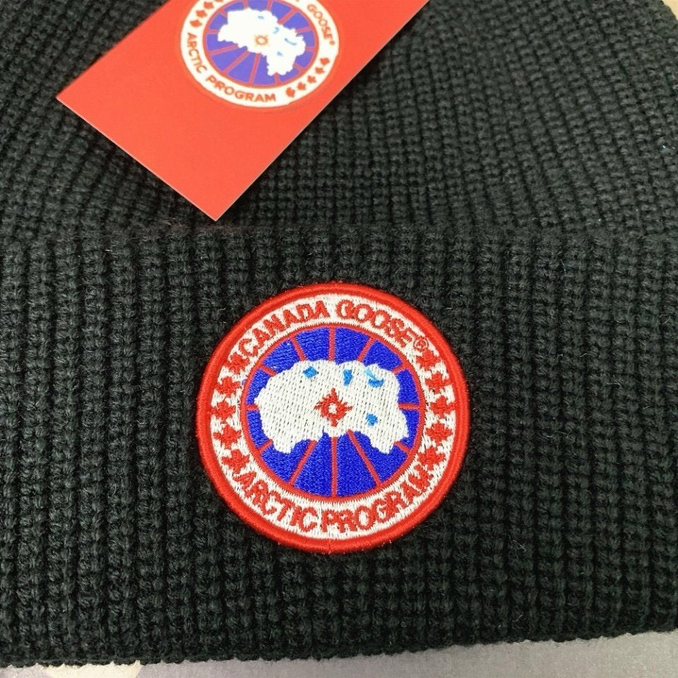 Canada Goose Logo Patch Beanie