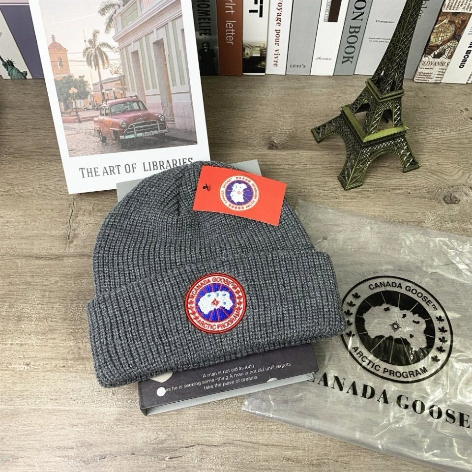 Canada Goose Logo Patch Beanie