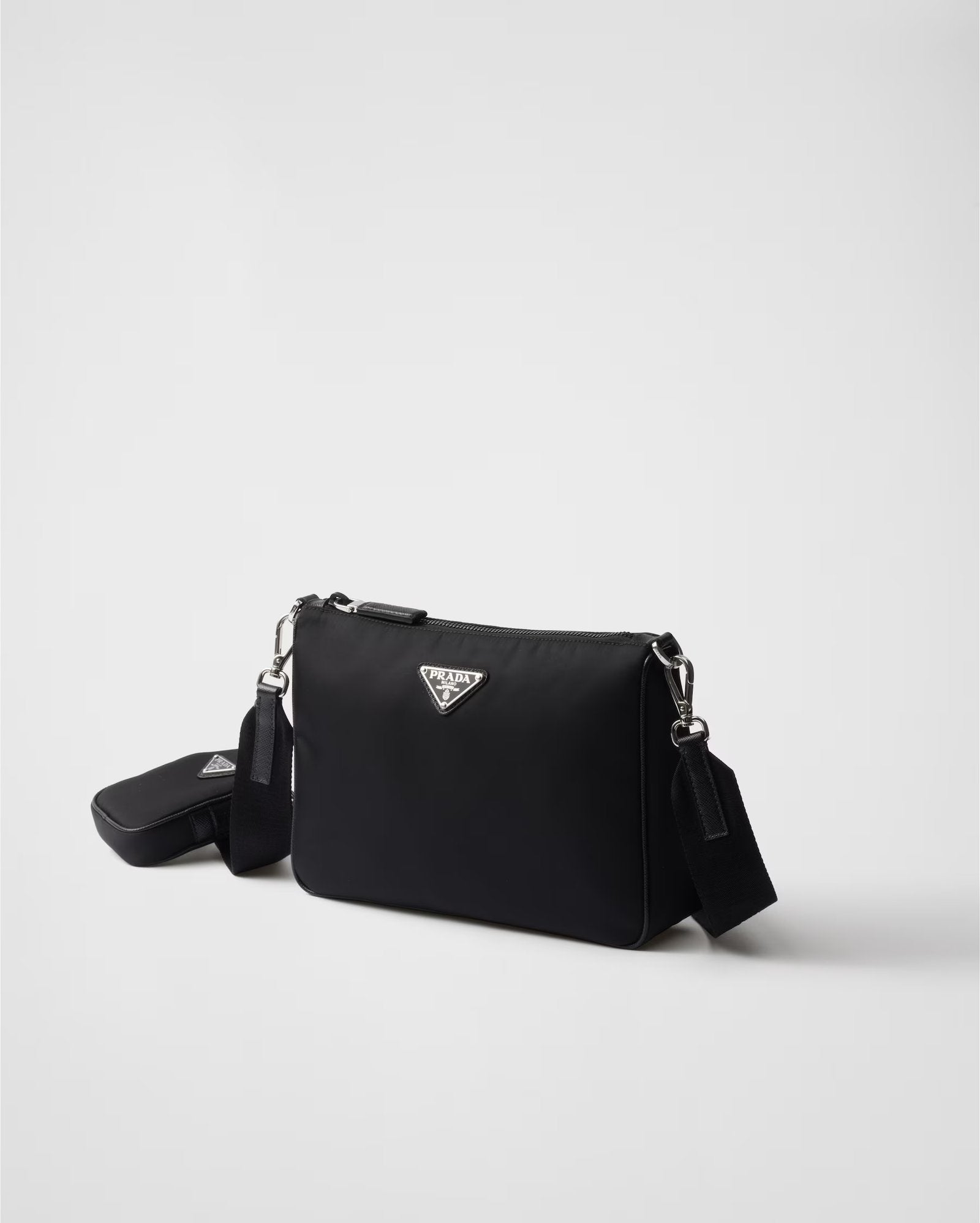 Prada Re-Nylon Crossbody Bag Black