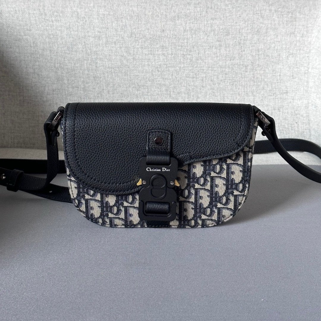 Dior Oblique Mini Saddle Messenger Bag