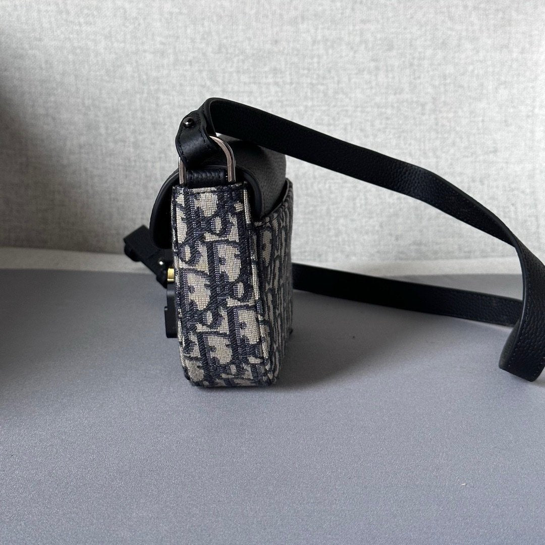 Dior Oblique Mini Saddle Messenger Bag