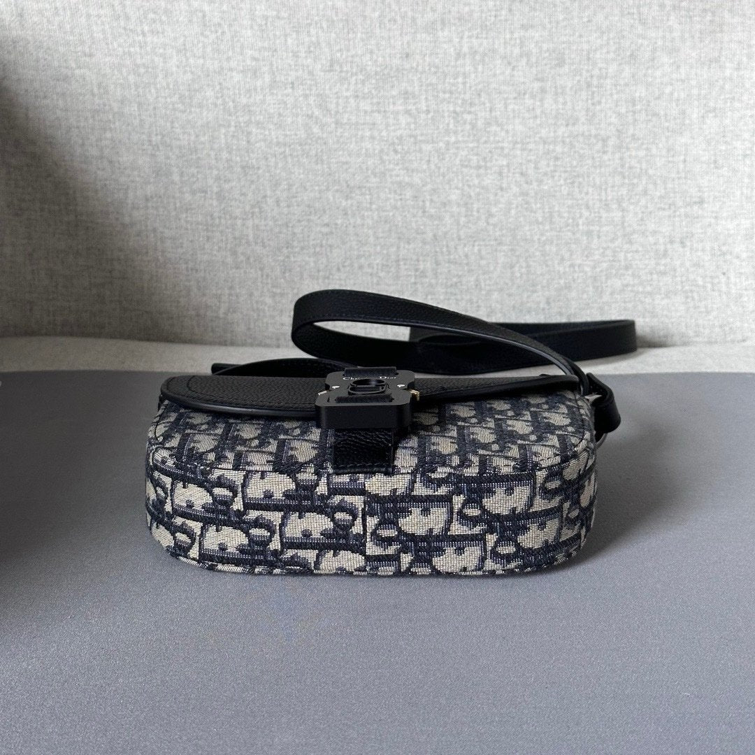Dior Oblique Mini Saddle Messenger Bag