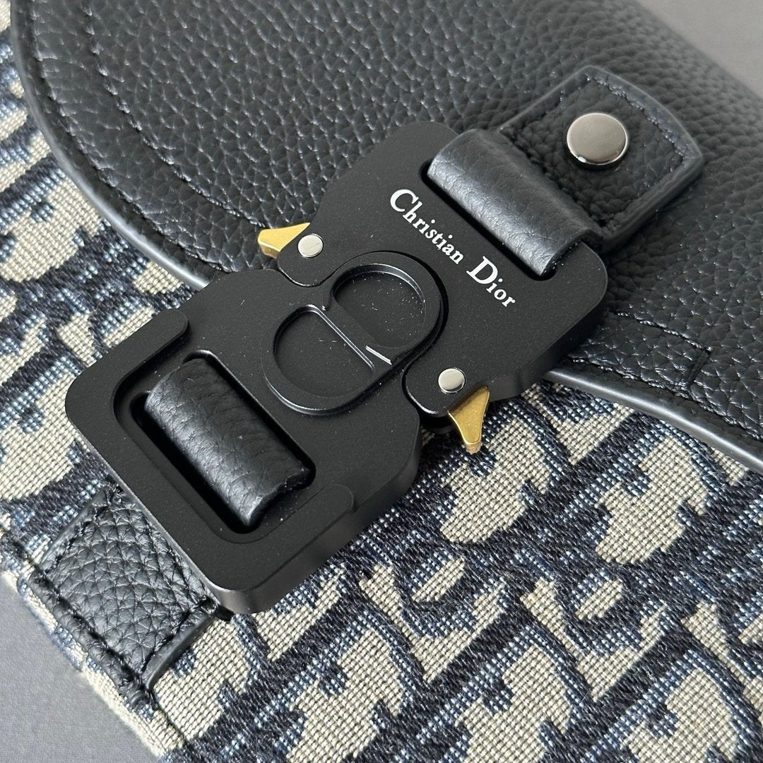 Dior Oblique Mini Saddle Messenger Bag