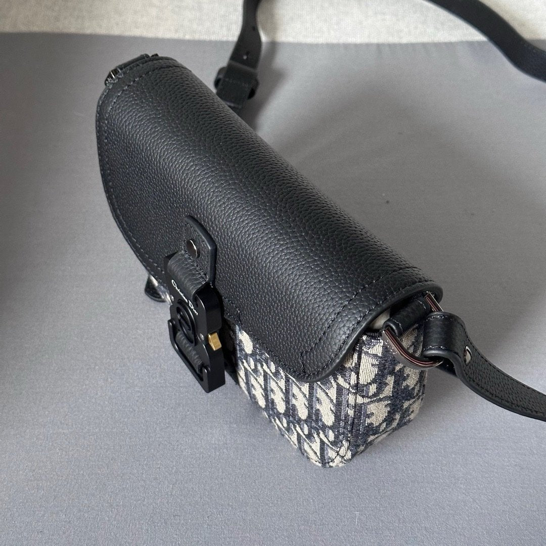 Dior Oblique Mini Saddle Messenger Bag
