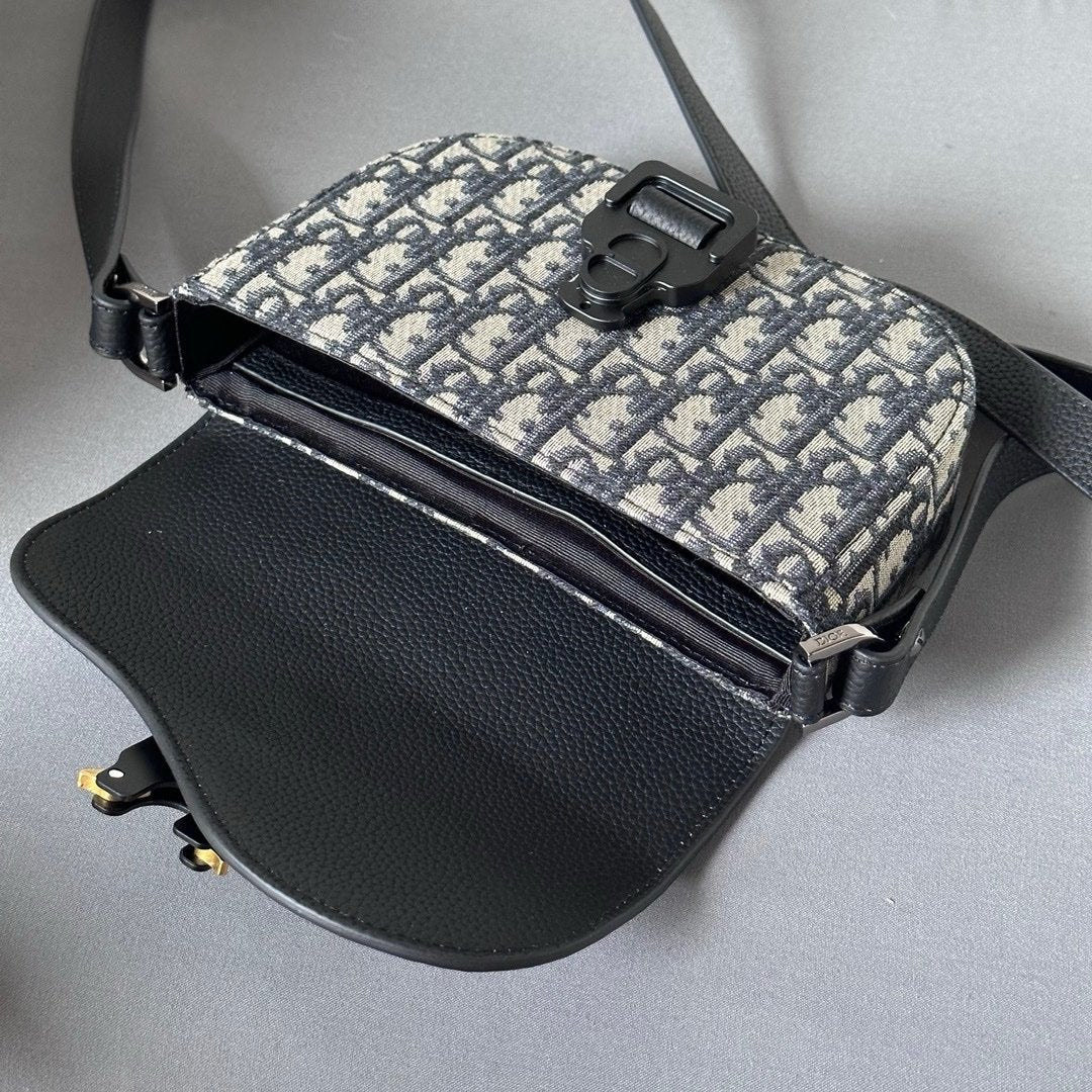 Dior Oblique Mini Saddle Messenger Bag
