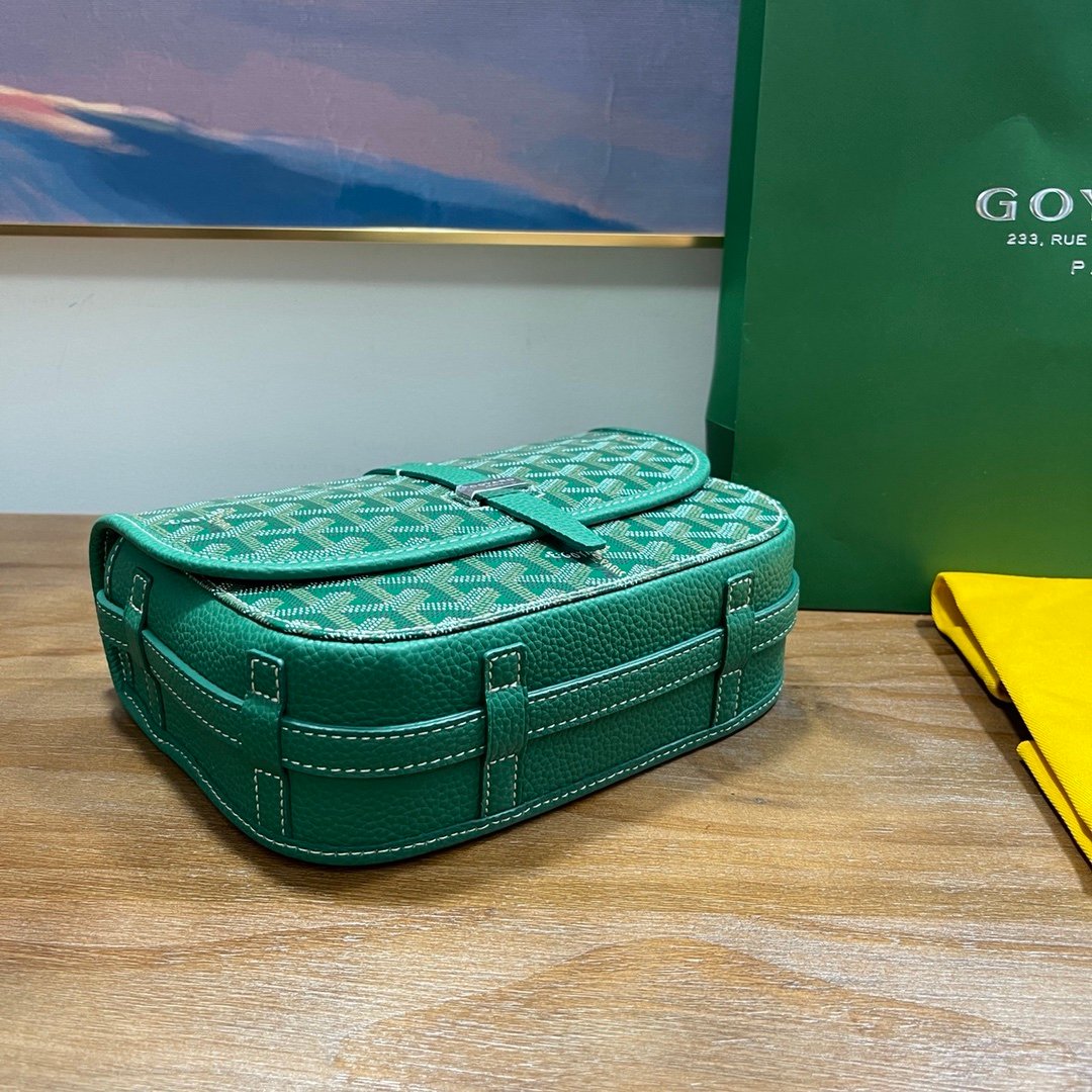 Goyard Belvedere PM Messenger Bag Green