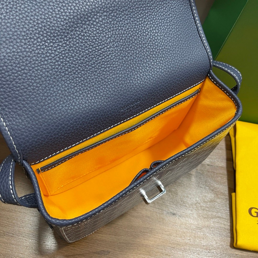 Goyard Belvedere PM Messenger Bag Navy