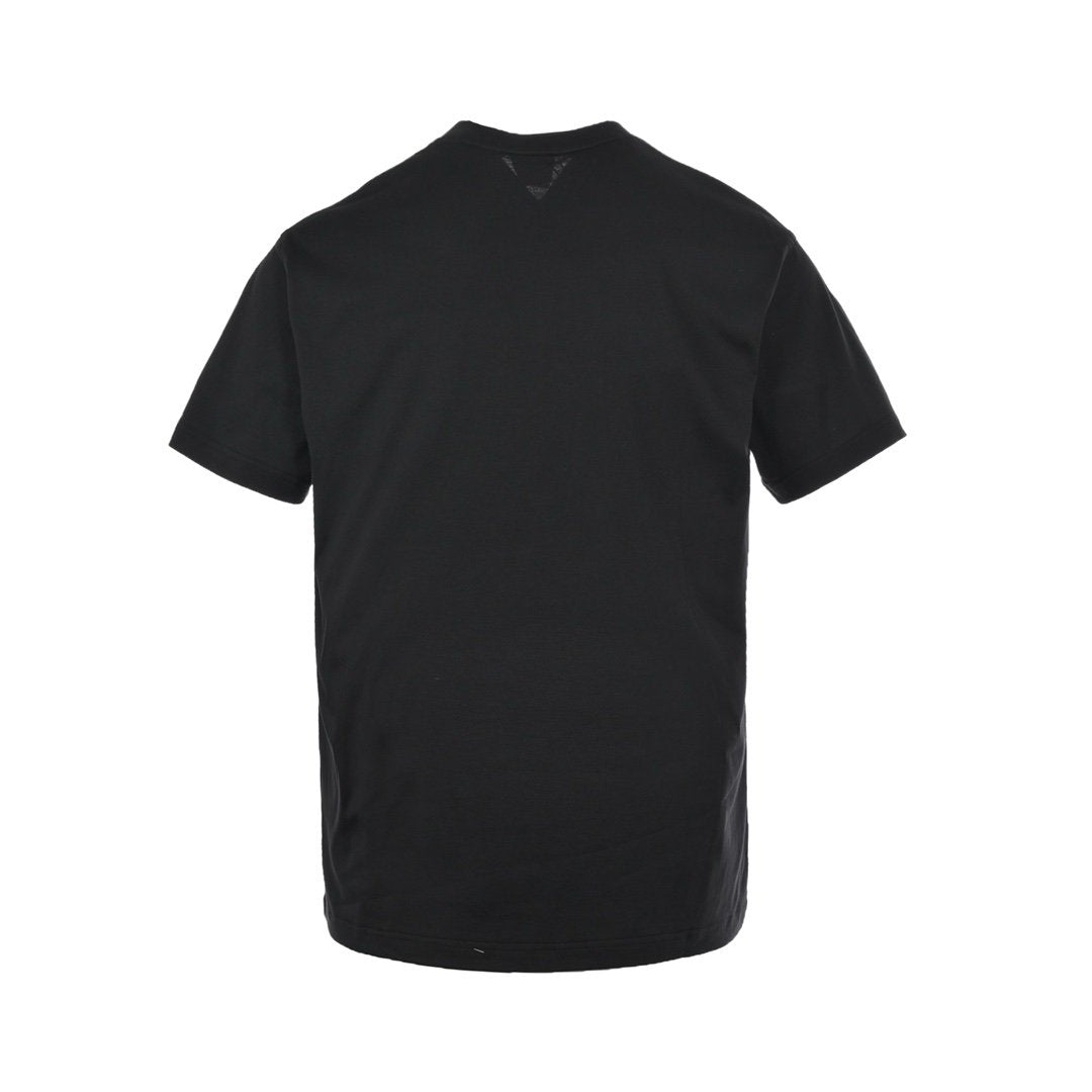 Burberry Location Print Cotton T-Shirt Black
