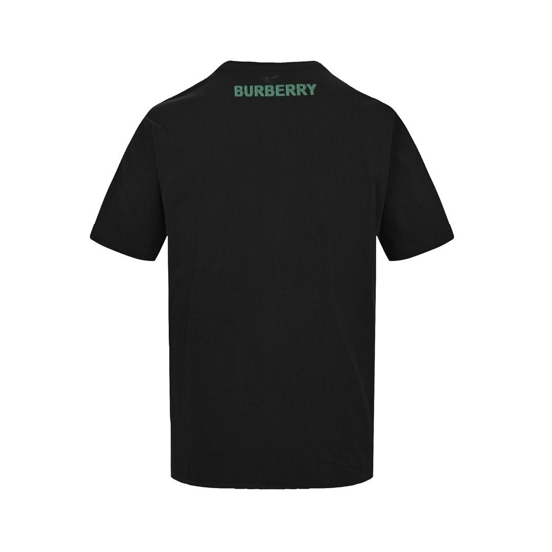Burberry Logo Print T-Shirt Green Black