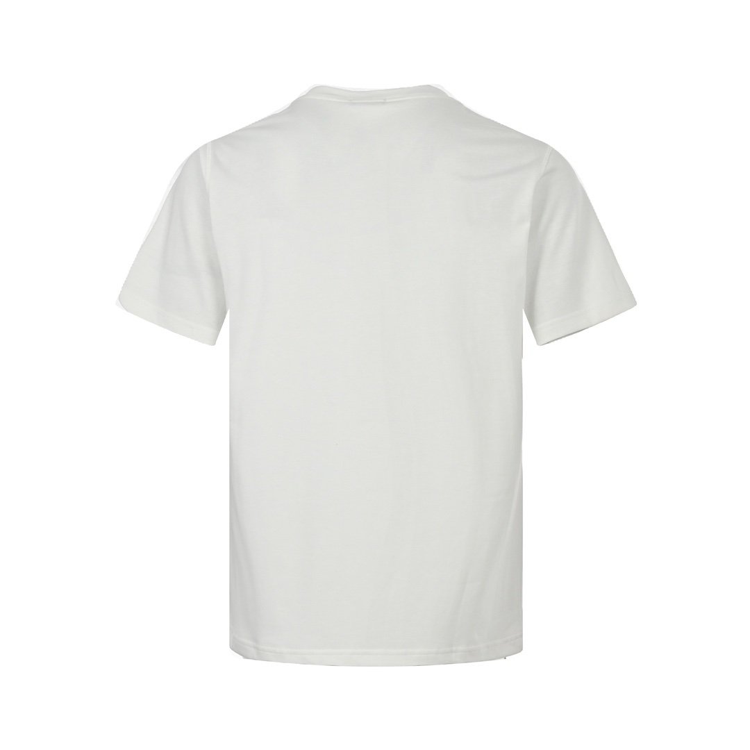 Dior Embroidered Flower T-Shirt White