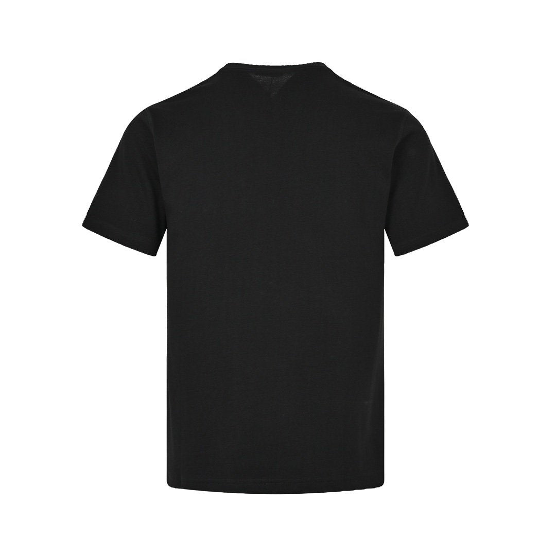 Dior Embroidered Flower T-Shirt Black