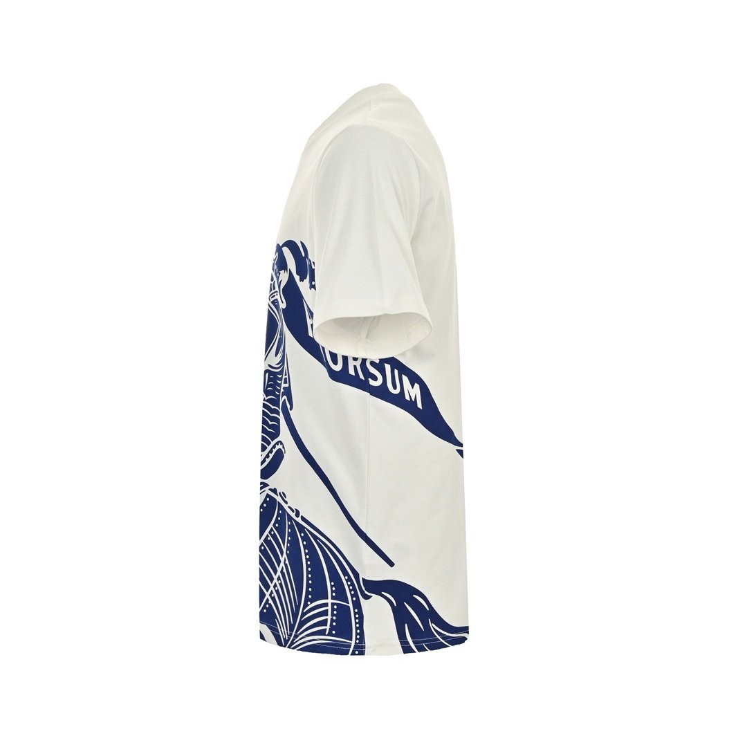 Burberry Harriston T-Shirt White Blue