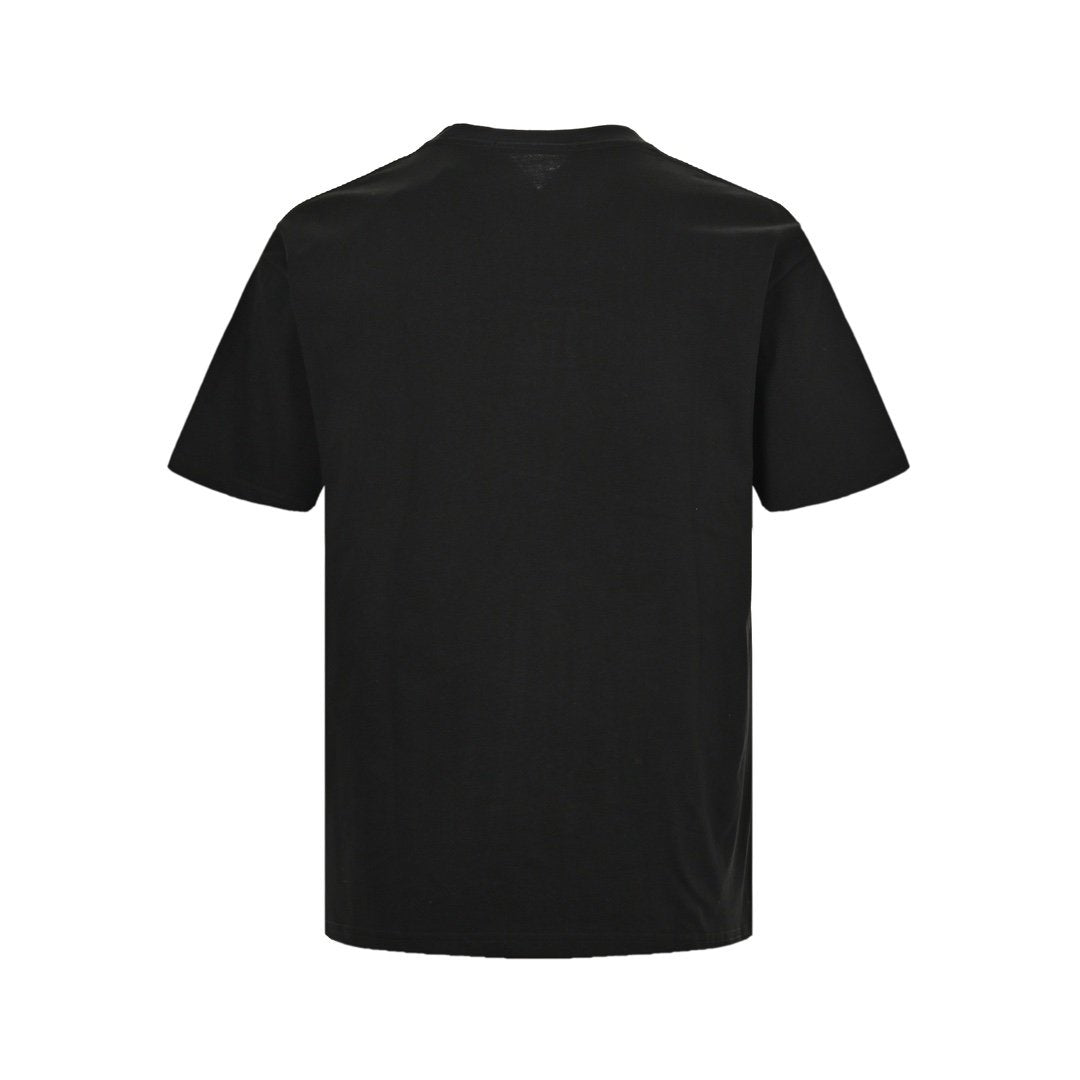 Givenchy White Logo Patch Black T-Shirt