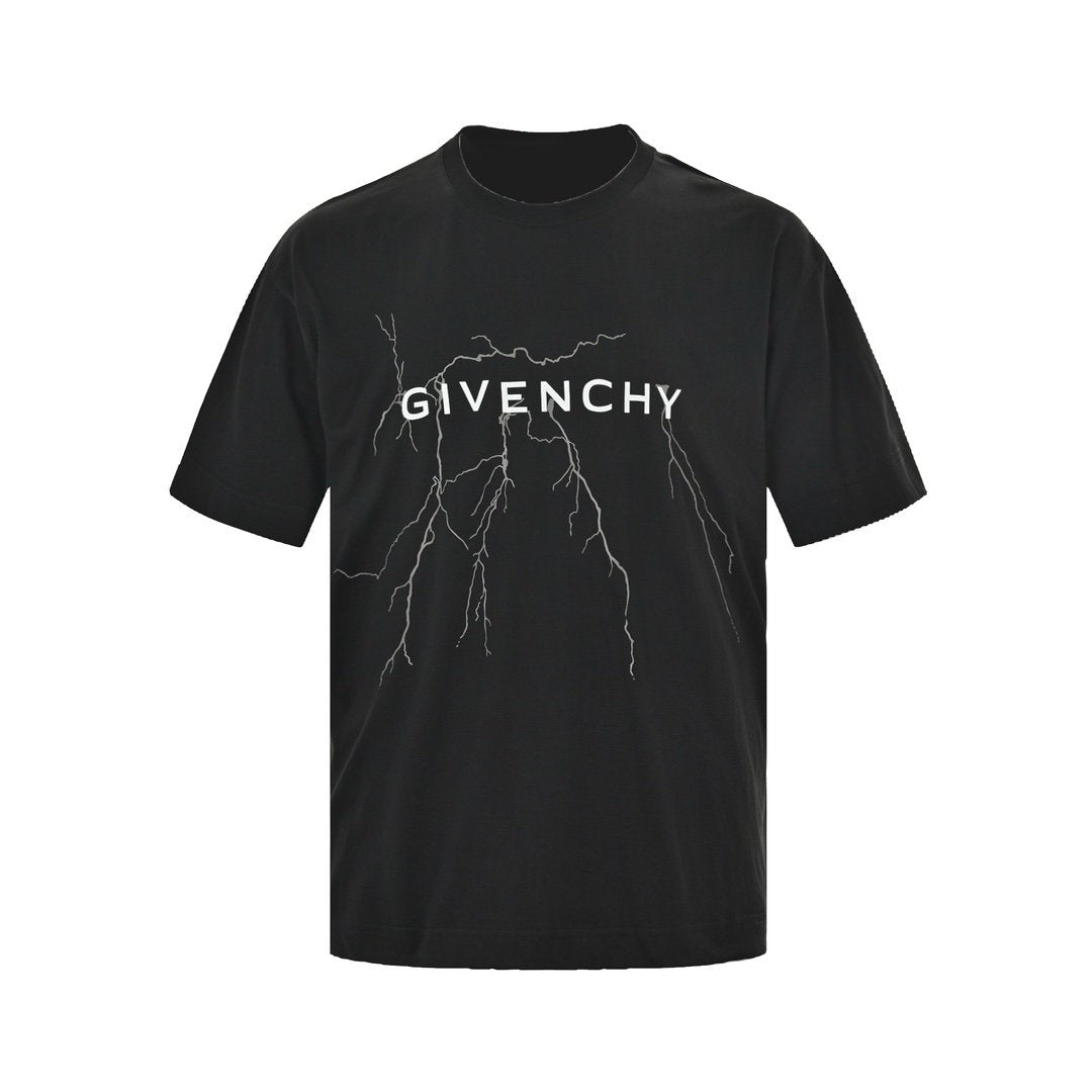 Givenchy Logo Print Cotton T-Shirt Black