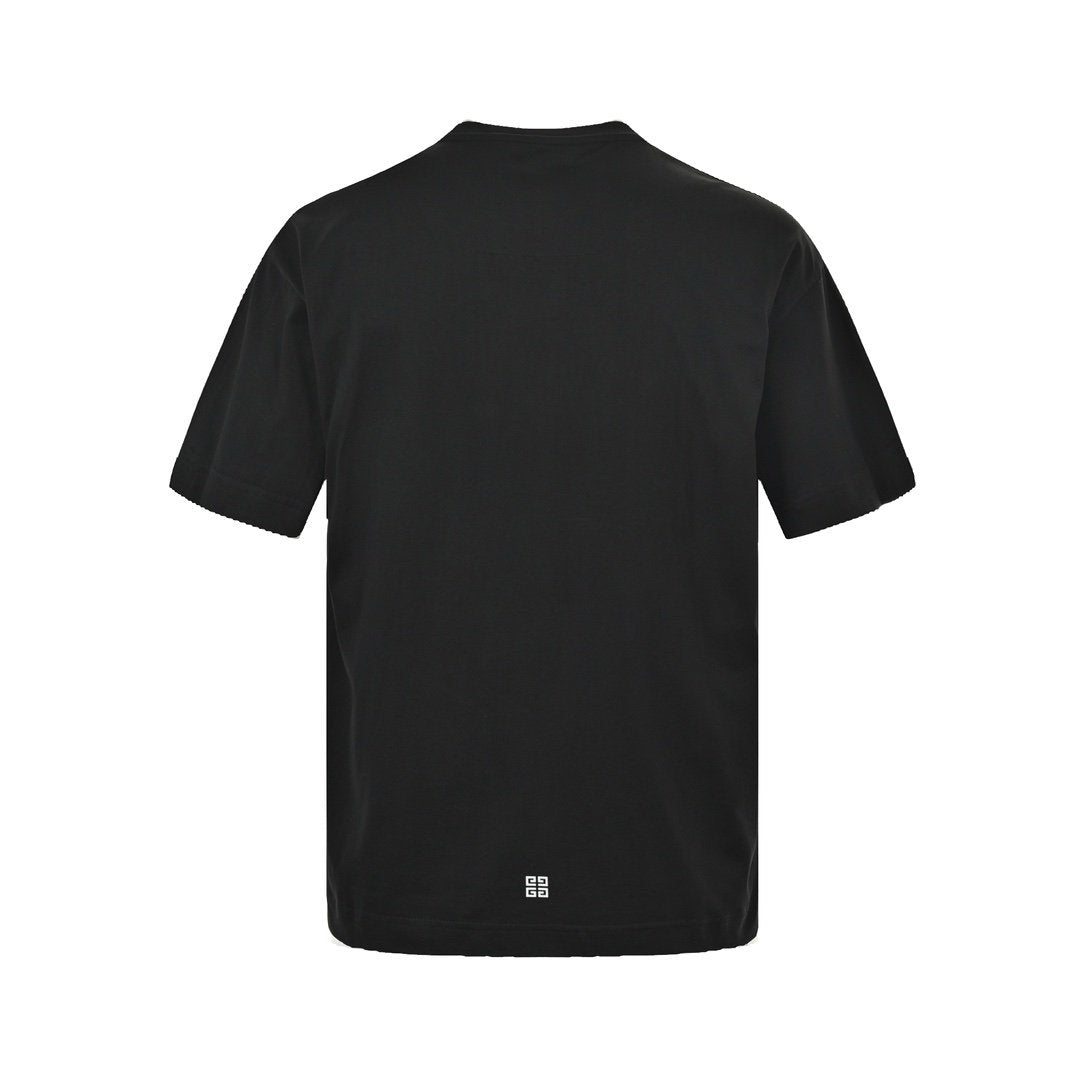 Givenchy Logo Print Cotton T-Shirt Black