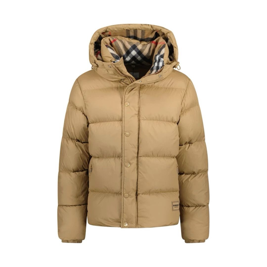 Burberry Halsby Puffer Down Jacket  Beige