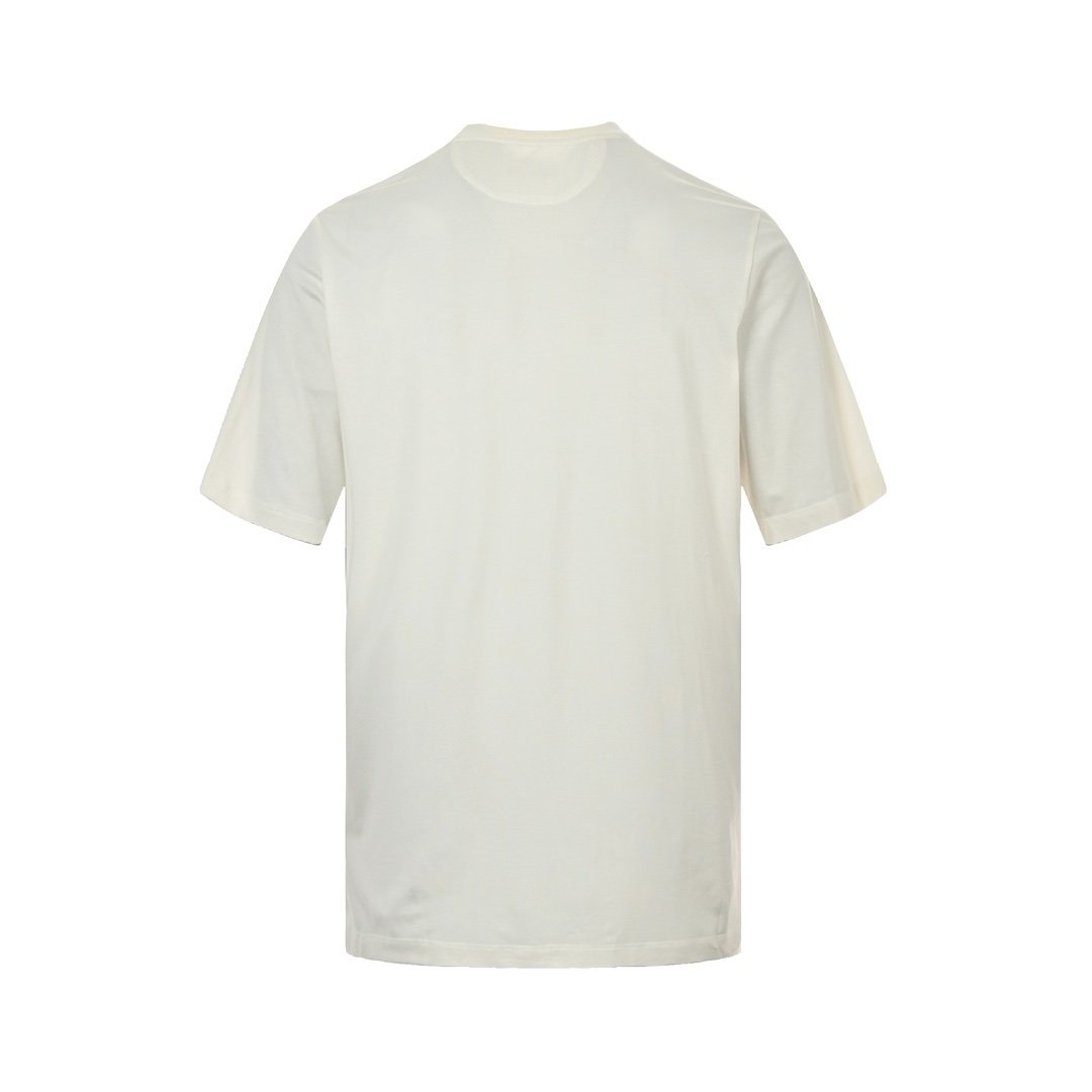 Fendi FF Print Cotton T-Shirt White