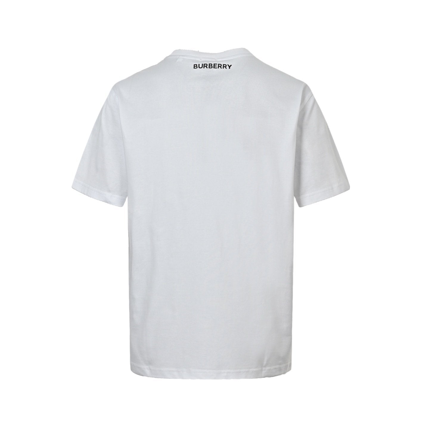 Burberry T-Shirt Check Logo Print White