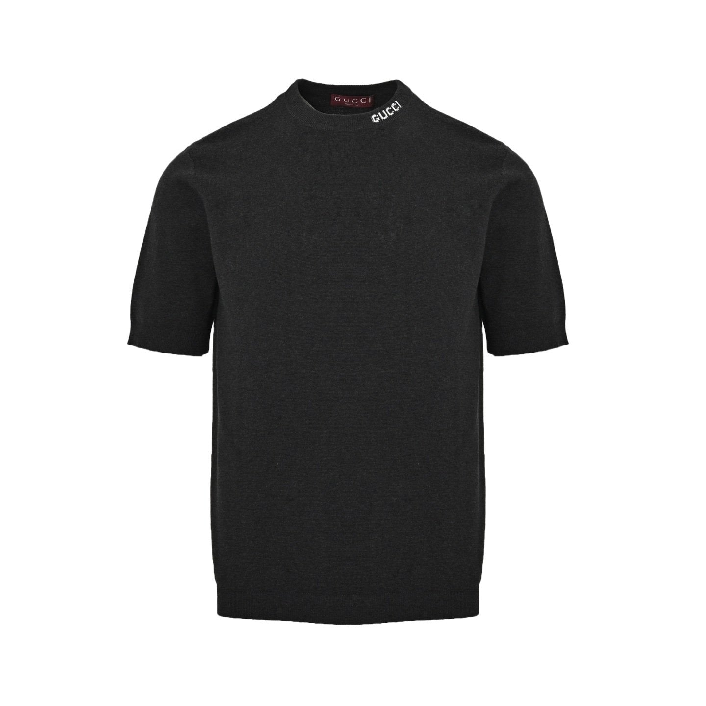 Gucci Silk Cotton T-Shirt In Grey