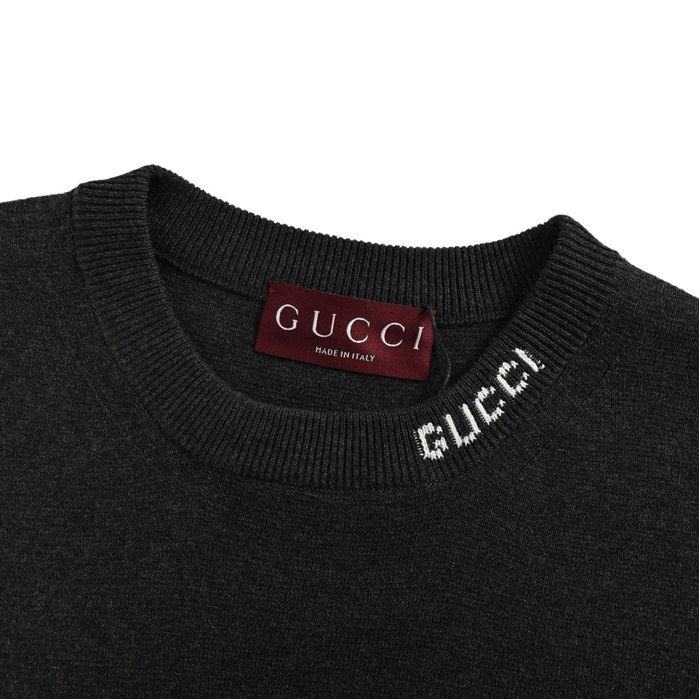 Gucci Silk Cotton T-Shirt In Grey