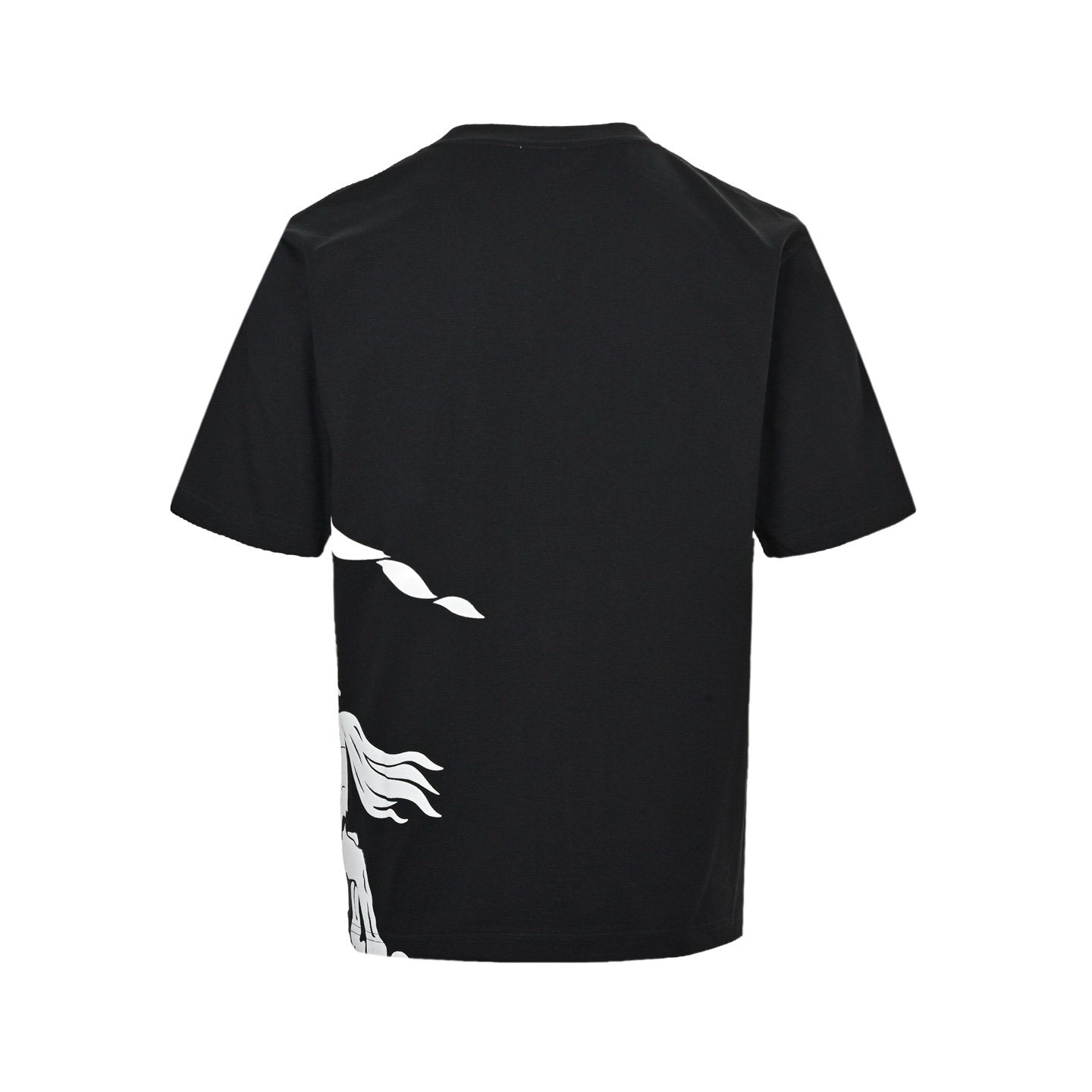 Burberry EKD Logo Cotton T-Shirt Black White