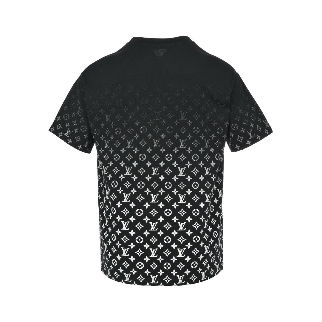 Louis Vuitton LVSE Monogram Gardient T-Shirt Black White