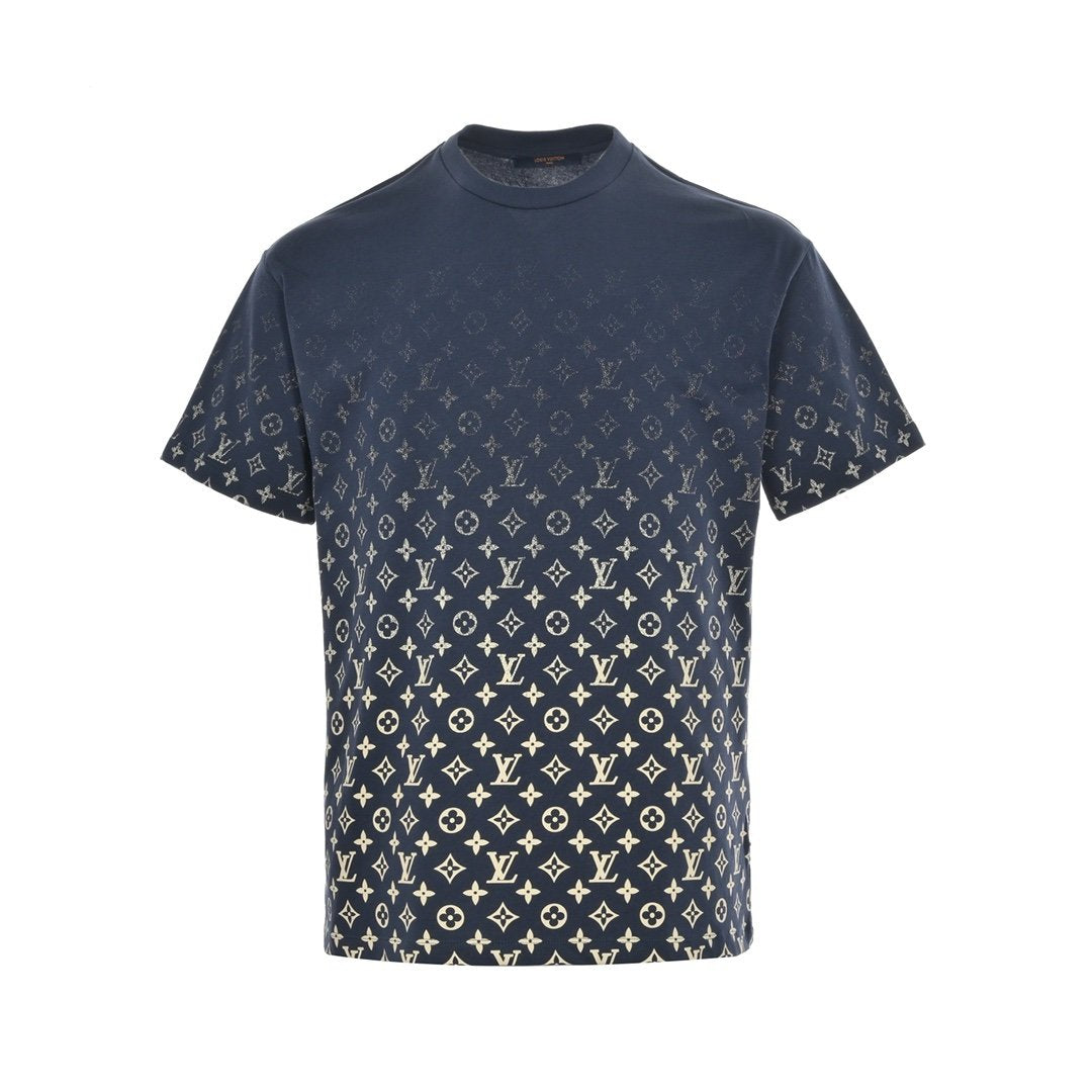 Louis Vuitton LVSE Monogram Gardient T-Shirt Navy White