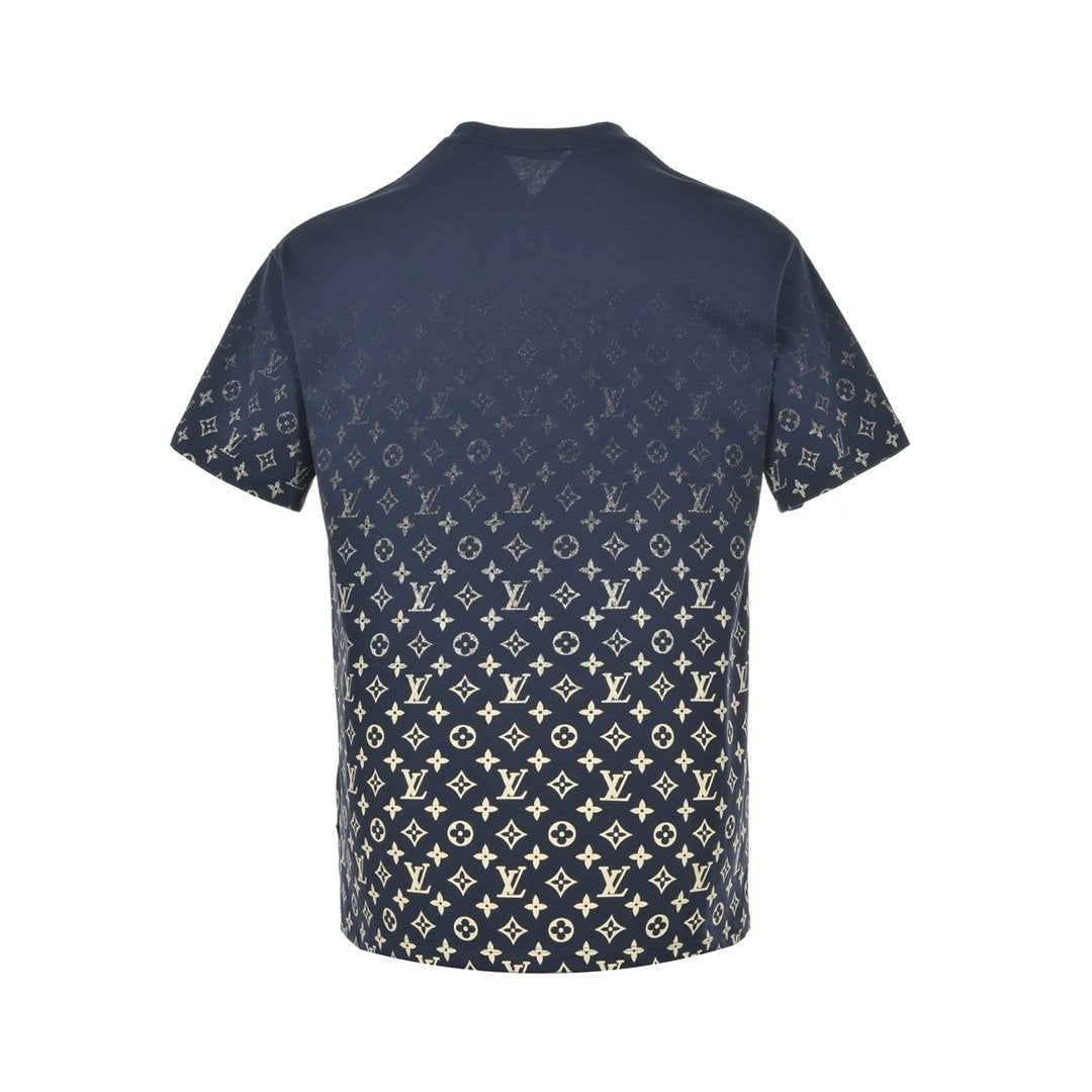 Louis Vuitton LVSE Monogram Gardient T-Shirt Navy White