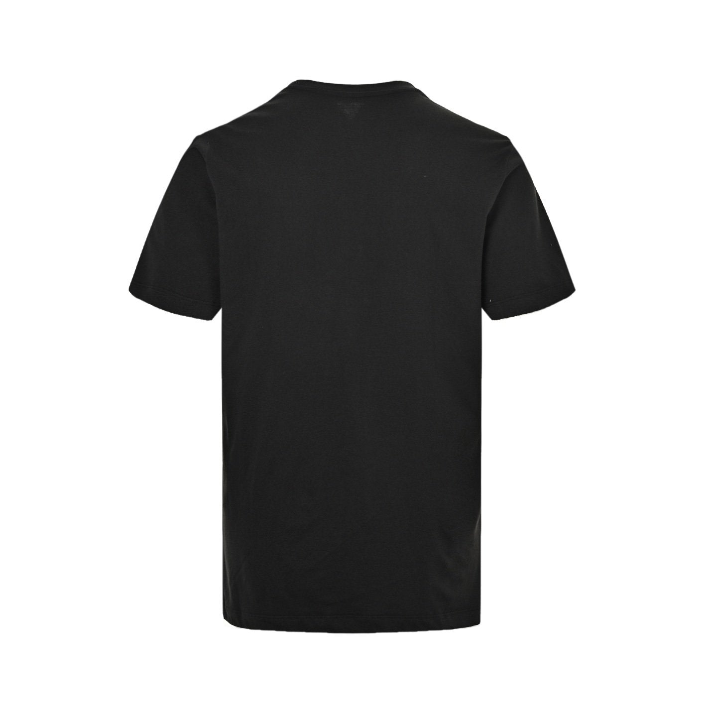 Moncler Logo Patch Cotton T-Shirt Black