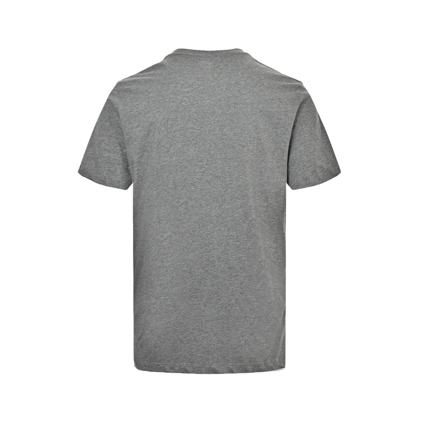 Moncler Logo Patch Cotton T-Shirt Grey