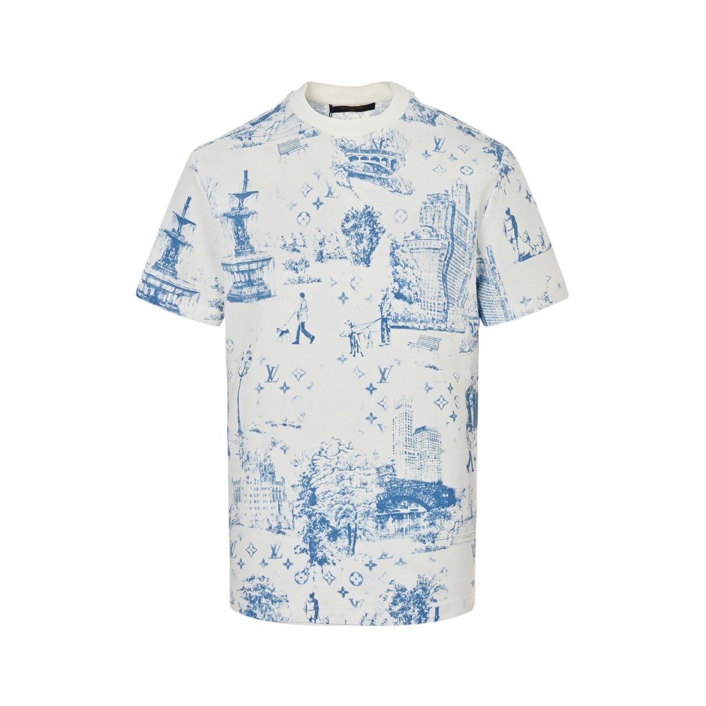 Louis Vuitton Printed Cotton Pique T-Shirt