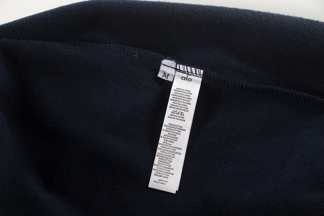 Alo Yoga Accolade Cotton-Blend Tracksuit Navy